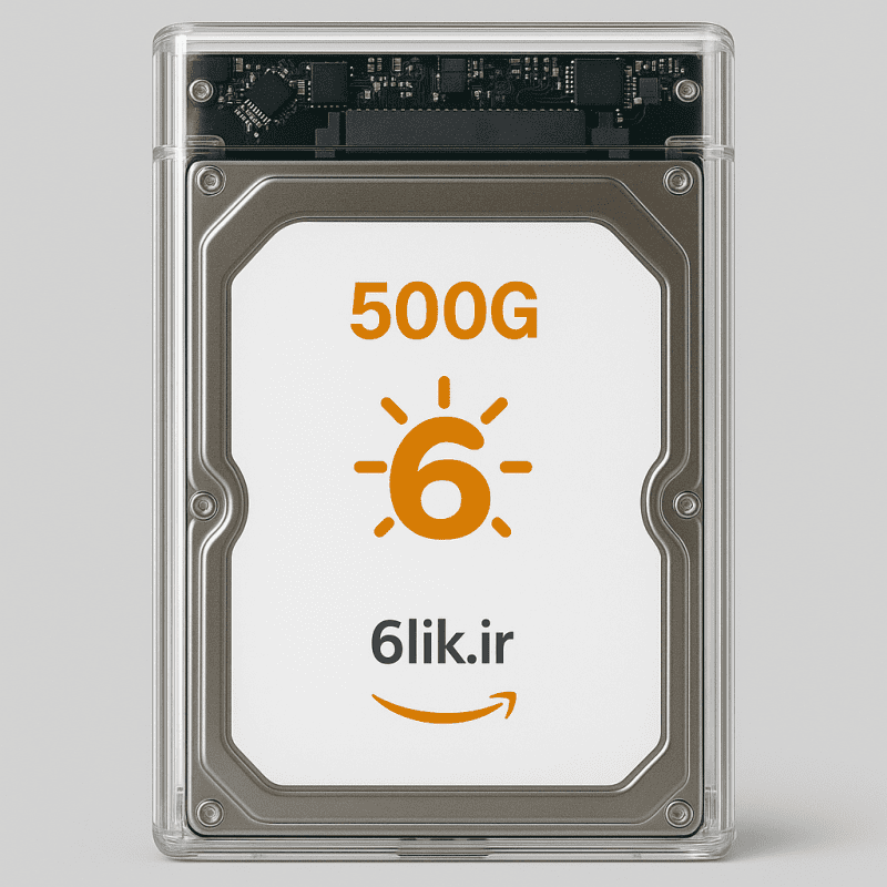 هارد اکسترنال ظرفیت500 گیگابایت سایز ۲.۵ اینچ
