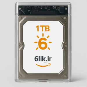هارد اکسترنال 6 مدل HD1TB | ظرفیت 1ترا بایت سایز ۲.۵ اینچ