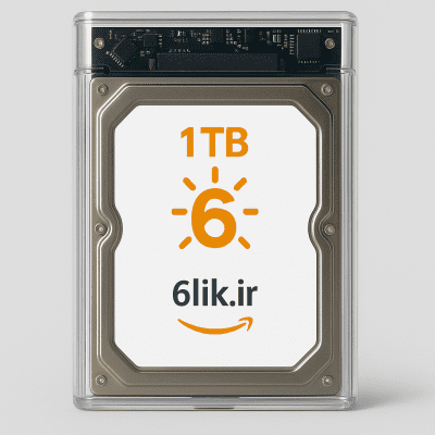هارد اکسترنال 6 مدل HD1TB | ظرفیت 1ترا بایت سایز ۲.۵ اینچ