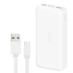 پاوربانک شیائومی مدل Redmi ظرفیت 20000 میلیآمپرساعت به همراه کابل microUSB